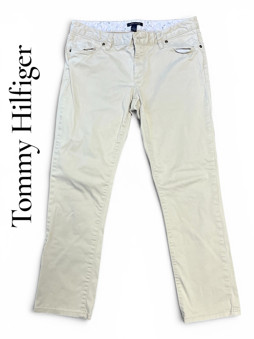 Tommy Hilfiger Light Khaki Slim Chinos